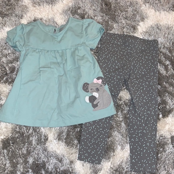 Carter's Other - NWOT 3T Girls Outfit, Koalas and Polka Dots